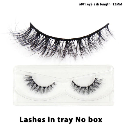 LEHUAMAO  3D Mink Lashes Wholesale Mink False Eyelashes Bulk 10/30/50 Pairs Soft Fluffy Natural Mink Lashes Makeup Mink Eyelashe