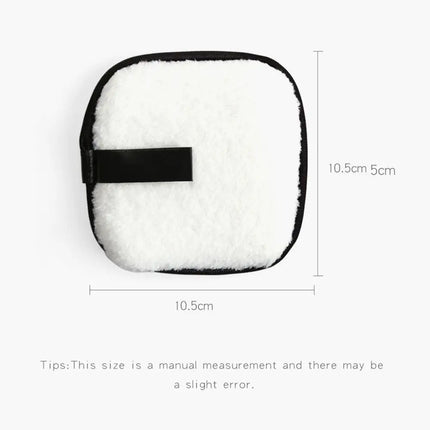 3pcs Square Shape Microfiber Make Up Removal Cleaning Pads Tool Reusable Makeup Remover Pads Wipes Cotton