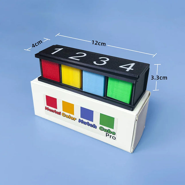 Mental Med big Color Match Cube Stage Magic Tricks Illusions Gimmicks Mentalism Magic Props Close Up Magia Magician Psychology