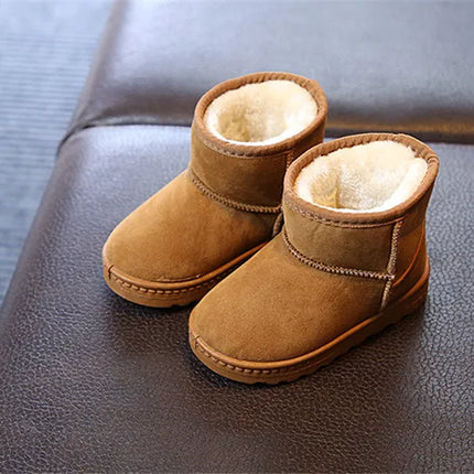 Fashion Children Casual Shoes Girls Boys Cotton Snow Boots Warm Kids Boots Boy Winter Cotton Shoes Sneakers ботинки мартин