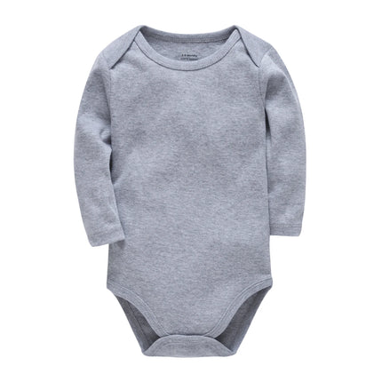 1/3 Pcs KAVKAS Baby Clothing Rompers Boys 100% Cotton Plain Bodysuit Girls Blank Muslin Jumpsuit 0-24 Months