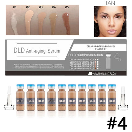 Korea 5ml Glow BB Cream Hyaluronic Acid Ampoule Kit Facial Repair Foundation Cream Moisturizing Rejuvenation Beauty Skin Care