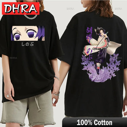 Demon Slayer T Shirt Nezuko Tshirt Women Kimetsu No Yaiba Top Tees Japanese Anime Tanjirou Kamado Tops Manga Harajuku T-shirt