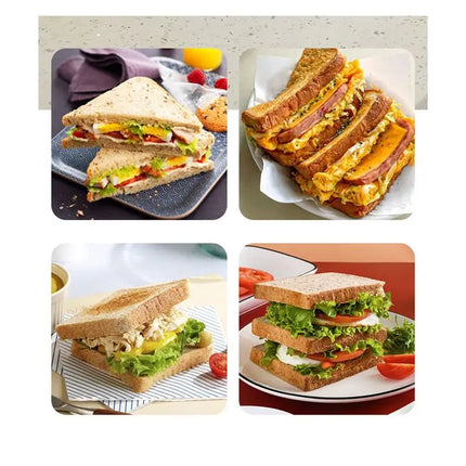 M02K-Counter Toaster Breakfast Machine Smart Kitchen Appliances Maker Waffle Machine For Baking Puff Pastry EU Plug