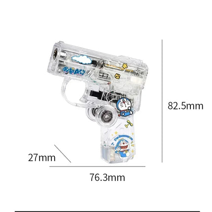 2025 New Creative Luminous Transparent Gyroscope Lighter 2-in-1 Folding Rotating Decompression Windproof Lighter Men's Gift