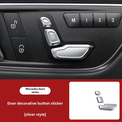 Car Window Lift Button Cover Sticker Switch Panel Styling for Mercedes Benz A B C Class W204 W212 GLA GLK CLA GL ML GLE