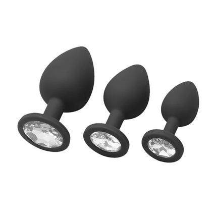 S/M/L New Anal Toy Plug Butt Women/Men Soft Silicone Round Shaped Erotic Bullet Anal Plug Bullet Gay Sex Toys for Adults Toys
