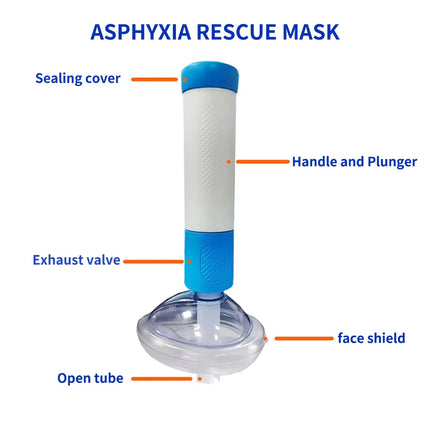 Portable Anti Choking Device Heimlich Choking Emergency Life Saving Suction Vac Anti Choke Device First Aid Kit for Kid Adult