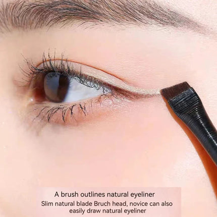 New 1/2pcs Blade Makeup Brushes Angled Thin Eyebrow Brush Flat Fine Eyeliner Brush Professional Liner Brow Beauty Make Up Tool