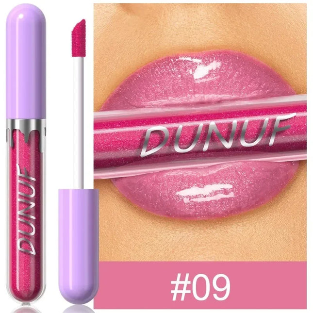 1pc Metallic Liquid Lipstick Long Lasting Glitter Lip Glaze Waterproof Moisturize Brown Lip Tint Shiny Shimmer Lipgloss Makeup