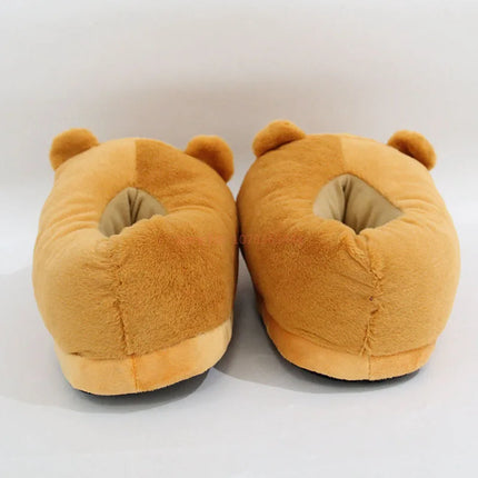 New Panda Bubu And Yier Plush Slippers Cartoon Panda Indoor Couple'S Warm Cotton Slippers Autumn And Winter Gift