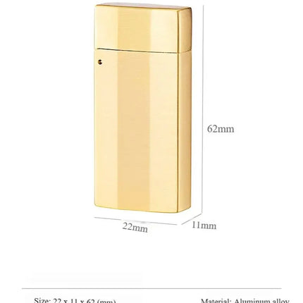 Zinc Alloy Lighter Case For Bic J5 Mini Lighter Vintage Lighter Holder Creative Flip Cover Protective Shell