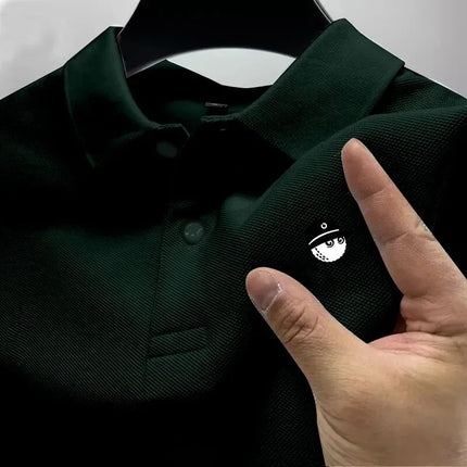 2026 Summer Men's Golf Casual Polo Shirt Business Casual Luxury Polo Shirt High-Quality Brand Men's Short-Sleeve Polo