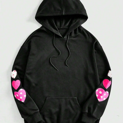 Pink Puppet Bear A Cute And Terrifying Appearance Hooded Women Warm Fleece Hoodies Street Casual Hoodie Hipster Loose Clothes