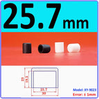 25.7mm / 4Pcs-Black