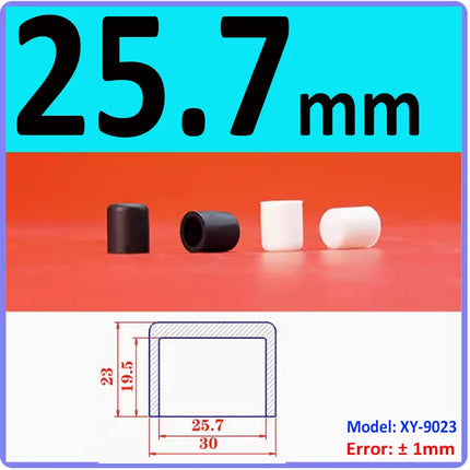 White/Black Silicone Rubber Round Caps Protection Gasket Dust Seal End Cover Caps For Pipe Bolt Furniture 3mm-78.5mm