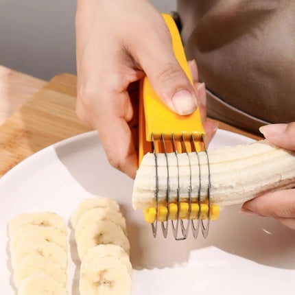 Slicer banana ham fruit ultra-thin manual creative multi-functional cutter melon cutting artifact kitchen special tool