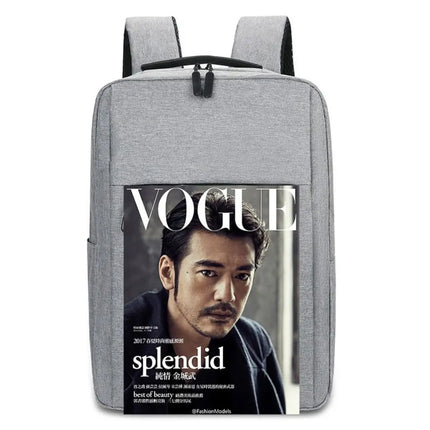 Trendy Men's Minimalist Backpack Versatile Backpack Large Capacity School Student Backpack Rucksack Computer Travel Bag Unisex