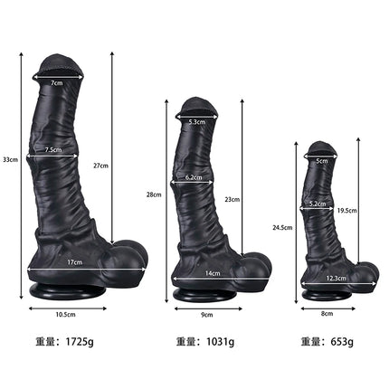 Dildo Horse Dick Anal Plug in Four Colors Noctilucent Butt Sex Toys Prostate G-spot Massager Anal Penetration Men Masturbator 18