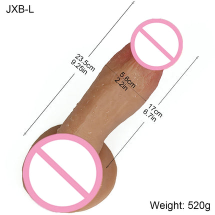 Real Men Skin Dildos Soft Silicone Suction Cup Big Huge Cock Male Artificial Penis Cheap Adult 18 Vagina Anal Sex Toys For Women