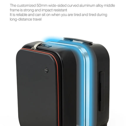Mixi New Innovative Design Suitcase Carry On Hardside Rolling Luggage PC Spinner Wheels Trolley Case Aluminum Frame