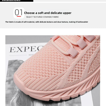 Women Casual Shoes Fashion Breathable Walking Mesh Flat Shoes Sneakers Women 2025 Gym Vulcanized Shoes White Female Footwear