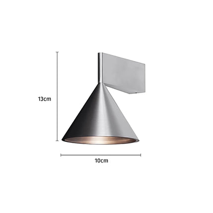 Interior Wall Lights Home Decorations Cone Small 7W LED Wall Lamp Geometry Wall Mirrors Lighting Lamps Living Room Light Fixture