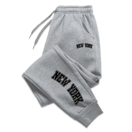 2026 New York Womens Mens Sweatpants Casual High Quality Outdoors Jogging Pants Fashion Versatile Sport Elastic waist Trousers