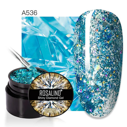 ROSALIND 5ML Painting Gel Nail Polish Nail Art Design Varnishes Stamping Polish Semi Permanent Gels Top Coat Manicure Lacquer
