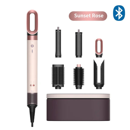 7 in 1 Multi Hair Dryer StylerHS09 Auto-Curling Barrel Hot AirBrush Soft Straightening BrushNegative Ion Fast Dry NozzleGift Box