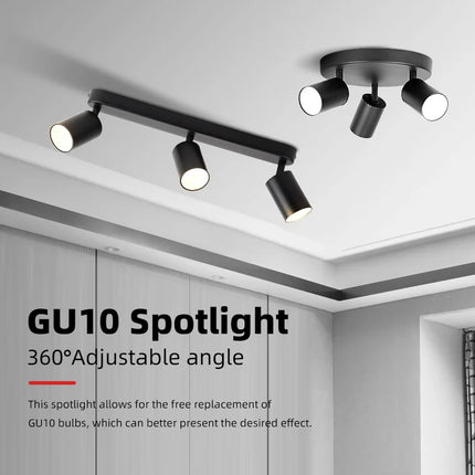 110v 220v LED Ceiling Light GU10 LED Track Spot Light for Chandelier Bedroom Corridor Ceiling Lamp  Replacement Bulb lighting