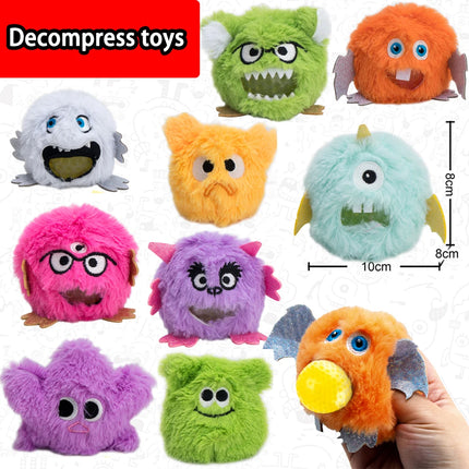 Plush Pinch Toy Creative Stress Relief Toy Grape Ball Pinch Unique Gift