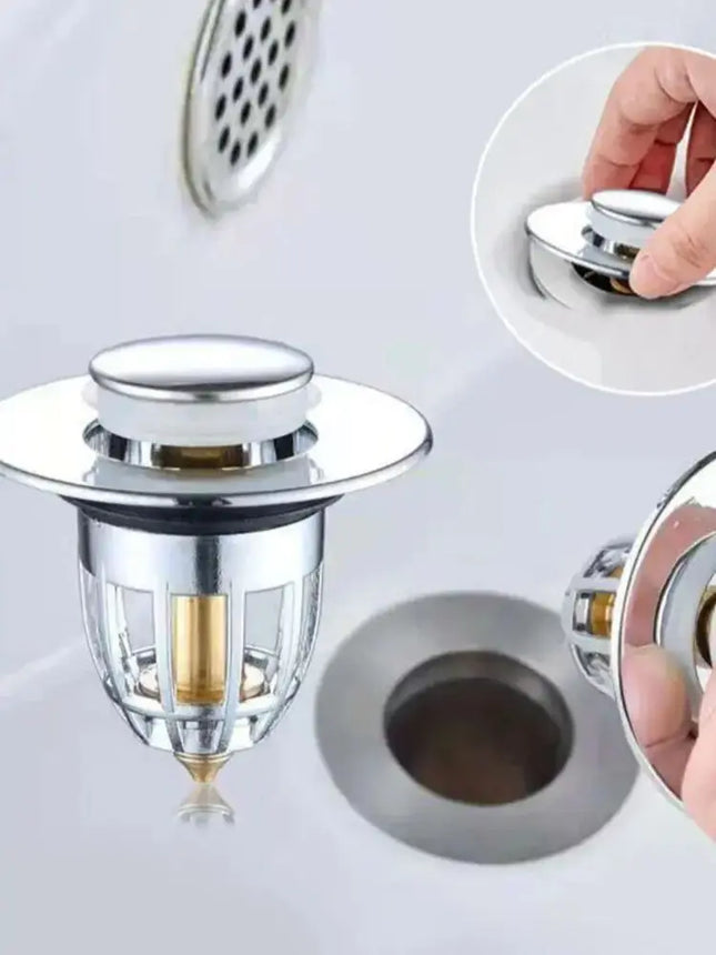 Bathroom Sink Plug Stopper Wash Basin Core Bounce Up Drain Filter Shower Sink Filter Plug Kitchen Bathtub Stopper