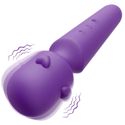 2 in 1 AV Wand Vibrator for Women Clit G-Spot Vagina Stimulator Nipples Breast Massager Female Masturbator Sex Toy for Women 18+