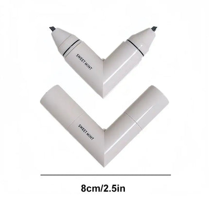 New Brown Precise Outline Signet Long-Lasting Eyeliner Liquid Pen Rotate Eyeliner Stamp Integrated Eyeliner Stamp