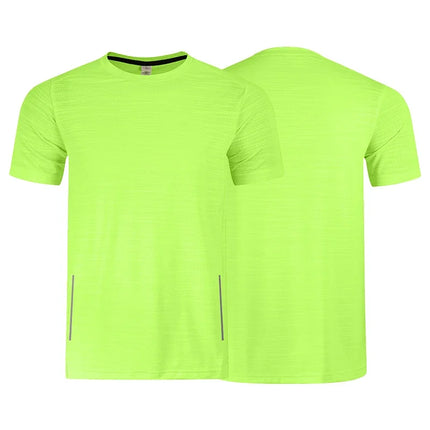 Muscle Training Compression T-shirt Man Running Dry Fit Tee Plain Color Plus Size Gym Men's T-shirts Sports Men Tops Sweatshirt