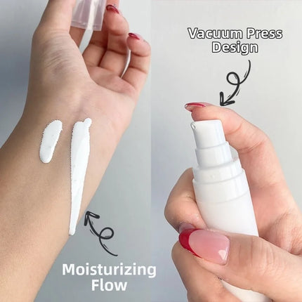 Natural Finish White Liquid Foundation Buildable Coverage Safe Pure White Toner Waterproof Base Makeup Carnival Costume Makeup