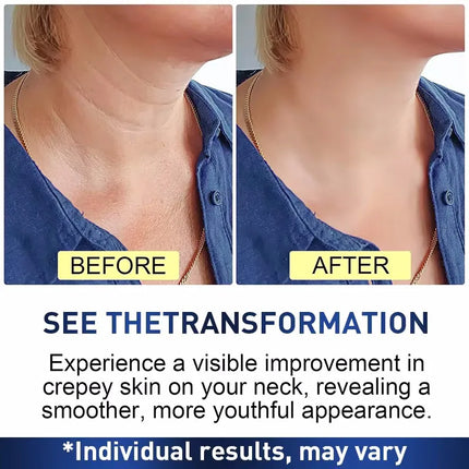 Instant Wrinkle Remover Neck Cream Anti Aging Firming Lifting Fade Fine Lines Whitening Moisturizing Brighten Tighten Skin Care