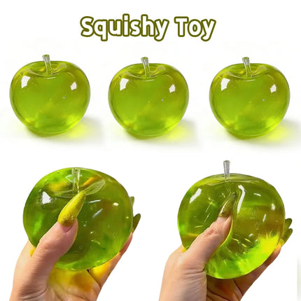 2026Hot Green Apple Squeeze Toys Relieve Stress and Vent Anger Fidget Toys Plasticity Squeeze toys To Relieve Stress for Friends