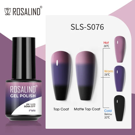 ROSALIND Gel Nail Polish UV Base Top Coat Soff Off Stamping Polish All For Art Manicure Semi Permanant Gel Nail Fast Shipping