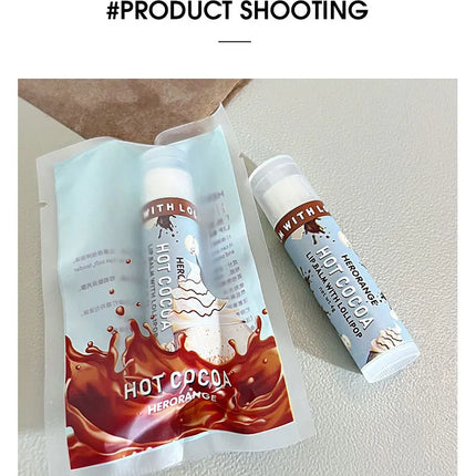 Multi flavor lollipop lipstick Hot Cocoa Lip Mask Moisturizes, moisturizes and reduces lip lines for men and women