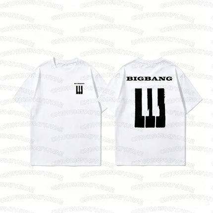 Summer Men's Women's Bigbang 20th Anniversary Concert T-Shirt G-Dragon fans Short Sleeve  Casual T-shirt Tops