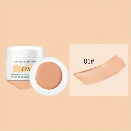 Concealer Cream Waterproof Full Coverage Concealer for All Skin Tones Tattoos Scars Dark Circles Acne Spots Foundation Makeup