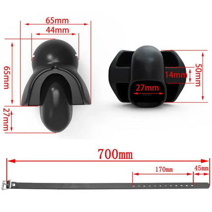 Silicone Mouth Gag Erotic Fixed Tongue Gag Ball Couple Adult Game Alternative No Escap Bondage Gag Ball Erotic Sex Toy Store 18+