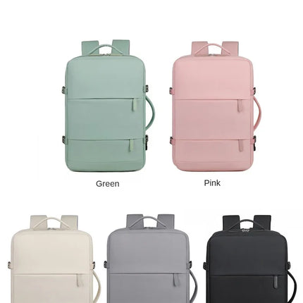 2024Men Women's Bag Large Capacity Journey Multifunction Backpack With Shoe Storage Multilayer Dry And Wet Separation Waterproof