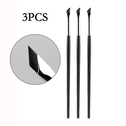 KSHBO The Upgrade Blade Eyeliner Brush Ultra Thin Fine Angle Flat Eyebrow Brush Under The Eyes Place Precise Detail Brush