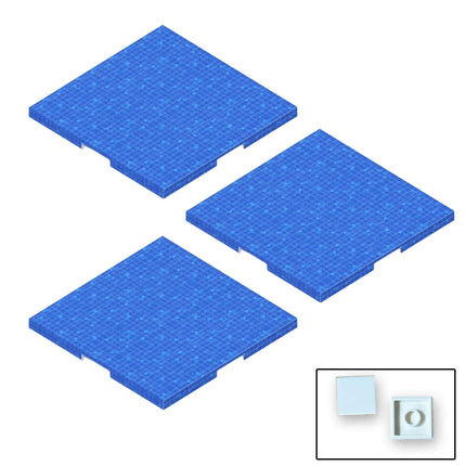 Magnetic Base Plates Blocks 5pcs - Durable Kids