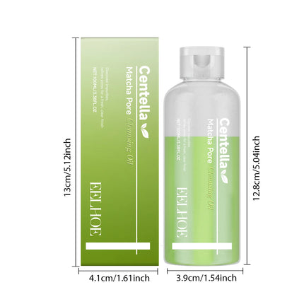 Matcha Cleansing Oil - Gentle Daily Cleanser for Moisturizing and Caring for Facial Skin, Refreshing Face Care Oil
