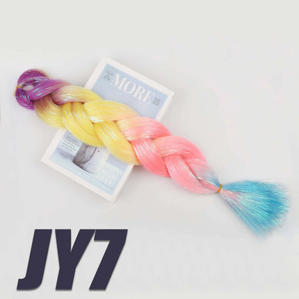 Wigundle Box Jumbo Kanekalon Braiding Hair Pre Stretched Synthetic Crochet Hair Braids Hair Extensions Accessories For Girls