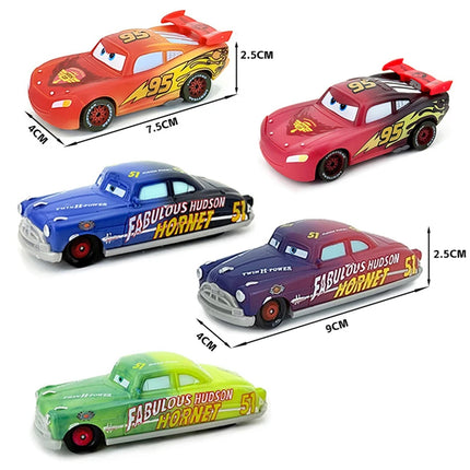 Disney Cars New Generation Color Changing Series Lightning McQueen Dr. Hudson 1:55 Plastic Diecast Model Children's Toy Car
